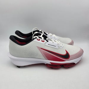 Nike Air Zoom Infinity Tour 2 Golf Shoes White Red Mens Size 11.5 FD0217-101