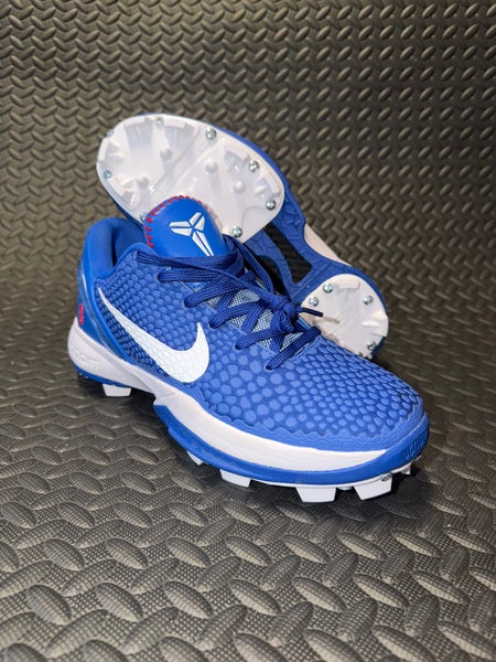 Custom 1/1 Nike Kobe 6 ‘Dodgers’ Baseball Cleats Men’s Size 10