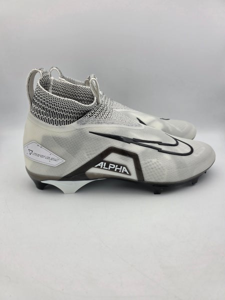 Nike Alpha Menace Elite 3 White Black Football Cleats CT6648  display picture 1