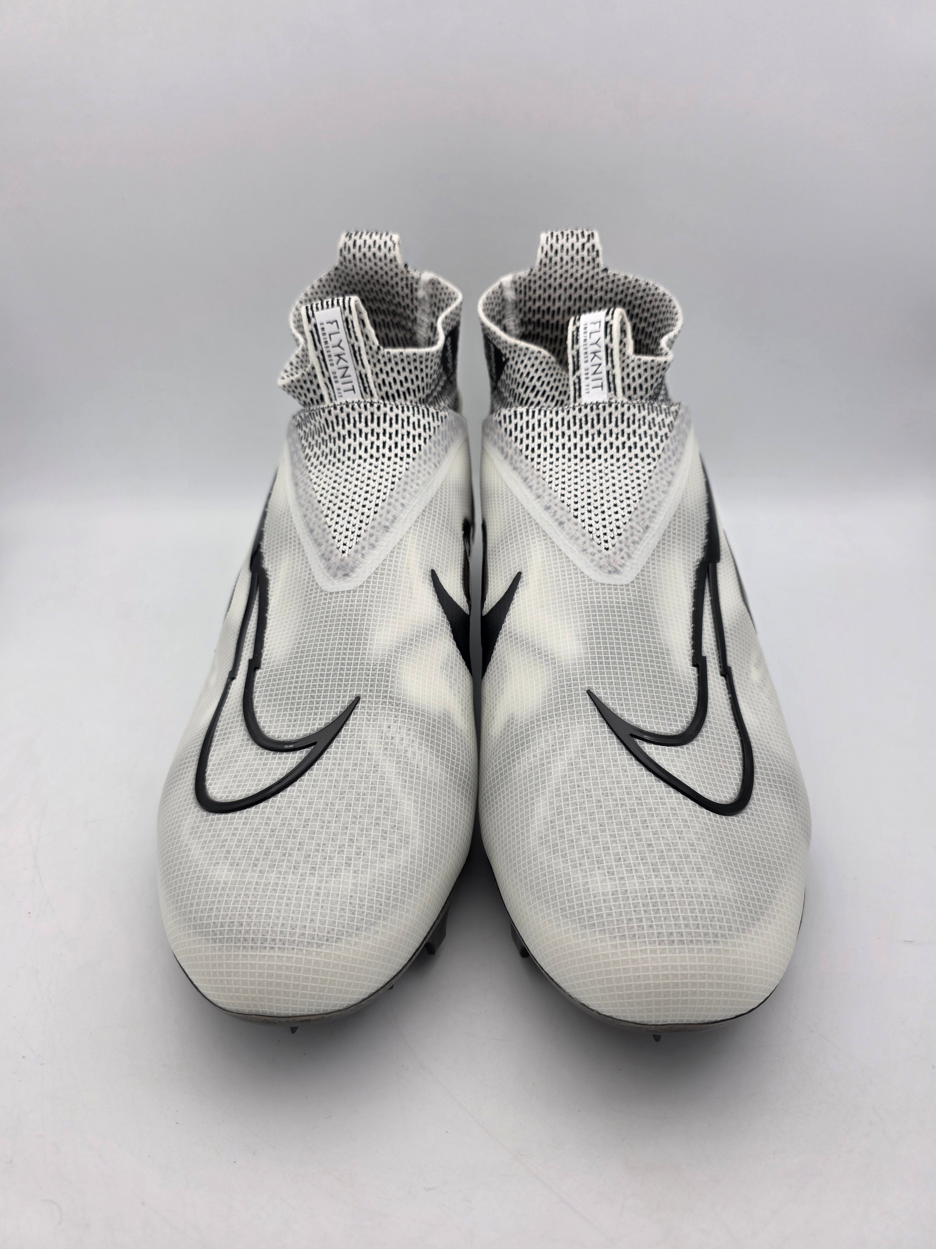 Nike Alpha Menace Elite 3 White Black Football Cleats CT6648 