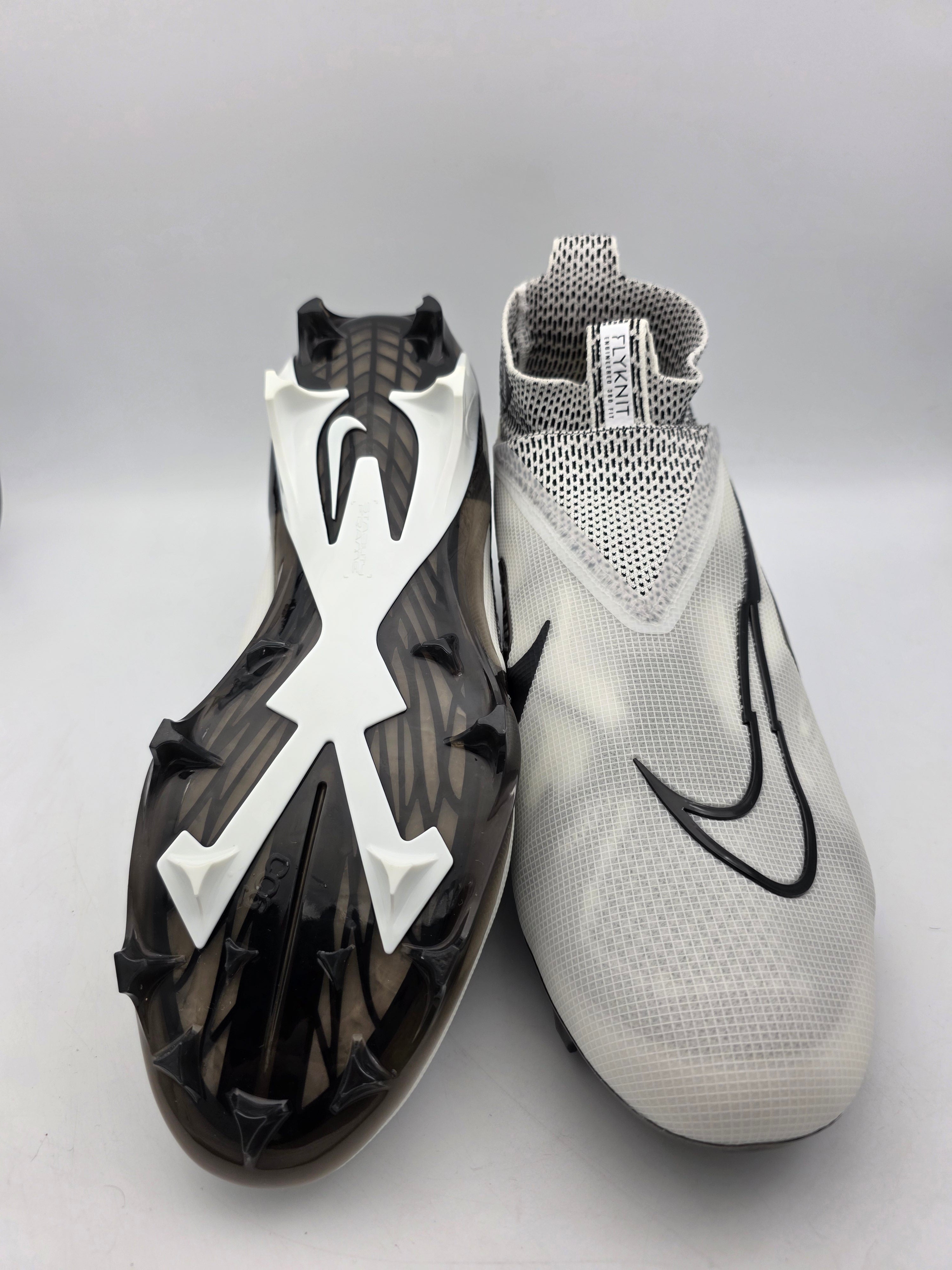 Nike Alpha Menace Elite 3 Football Mens Size 14 & 14.5‎ White Grey CT6648-100 Nike Alpha Menace Elite 3 White Black Football Cleats CT6648  main image 3