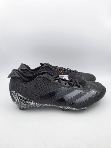 Adidas Adizero Electric II Football Cleats Exotic Speed Black IH0848 Men Size 14