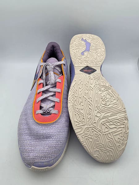 Nike LeBron 20 XX Violet Frost Purple Gold Shoes DJ5423-500  display picture 3