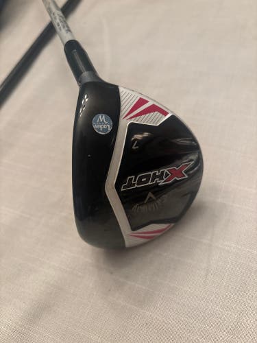 Women's 2019 Callaway X Hot 19 Womens Right Handed Fairway Wood Ladies Flex 7 Wood (Used)