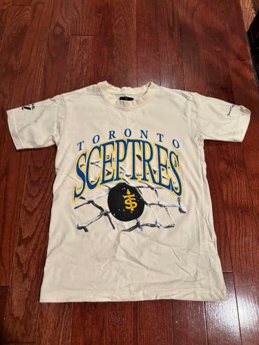 New Adult Unisex PWHL Toronto Sceptres Beige T-Shirt