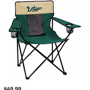 Logo Brands USF South Florida Bulls Elite Chair