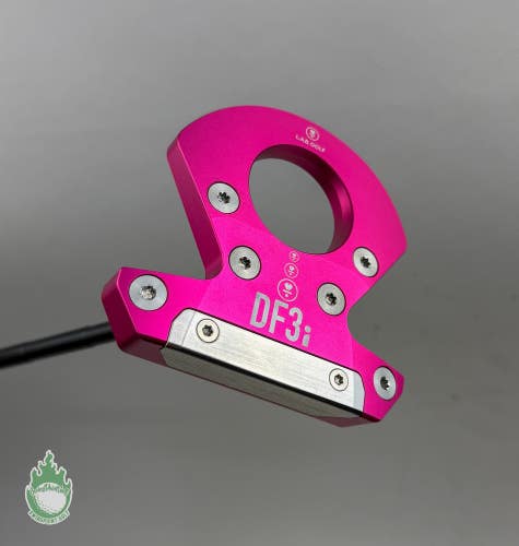 Right Handed L.A.B. Golf DF3i Custom Pink Putter 39" Black Steel Golf Club