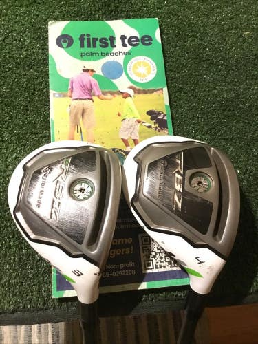 Taylormade RBZ Rocketballz Hybrids Set (3H & 4H) Regular 65g Graphite Shafts