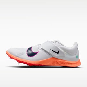 White Unisex Size M 9.5 (W 11.0) Nike Zoom Rival Jump Track & Field Jumping Spikes shoes DR2756-101