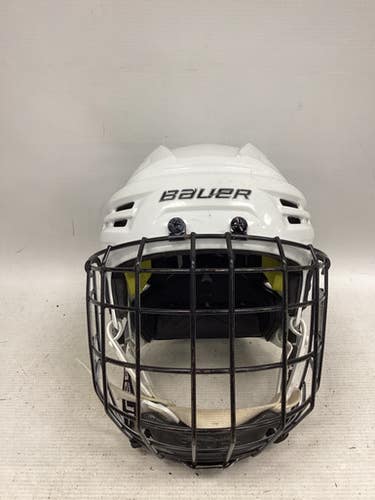 Used Bauer Ims 9.0 Non Cert Hockey Helmet Only White Sm 11851-s000048047
