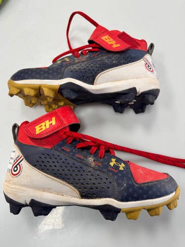 Used Under Armour Harper 6 Bb Sb Cleats Navy Blue Junior 03.5 11860-s000310940