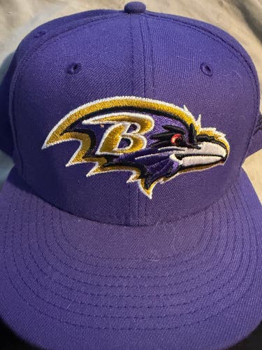 New Era Baltimore Ravens 59FIFTY Fitted Hat Size 7 3/4