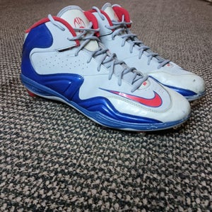 Nike Zoom Merciless Football Cleats | Molded Studs Blue/White 548529-021