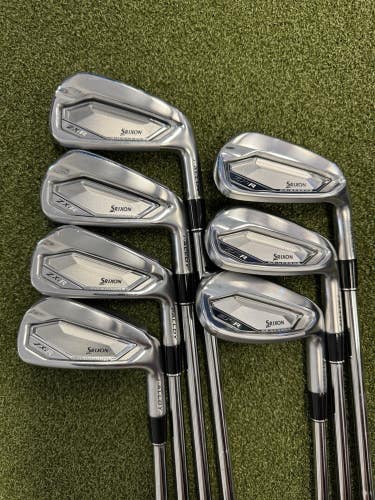 Srixon ZXiR Iron Set 5-PW,AW Dynamic Gold X100 X-stiff Flex JumboMax M steel RH