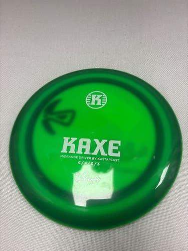 Used Kastaplast K1 Soft Kaxe Disc Golf Driver Green 172g 11490-s000274626