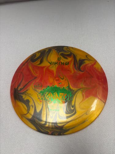 Used Viking Armor Ragnarok Disc Golf Driver Orange 171g 11490-s000274616