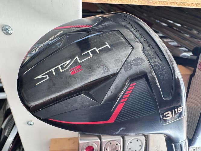 TaylorMade Stealth 15 (3) Fairway Wood Mitsubishi C6 Stiff Flex Shaft 2304