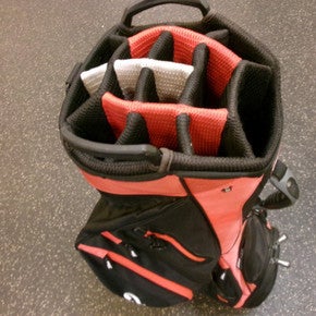Used Titleist Stand Bag 14 Divide Mens Cart Bag Black 11339-s000203560