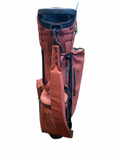 Used Jones Maroon Stand Bag Mens Stand Bag Maroon 11706-s000380398