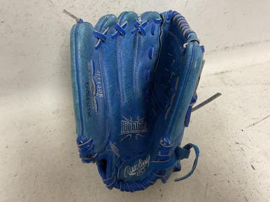 Used Rawlings Highlight Series H1150r Baseball Glove Lh Throw Royal Blue 11 1 2" 11855-s000205955