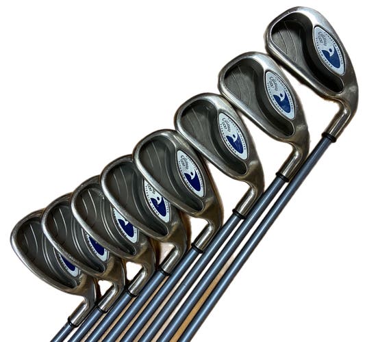 Callaway Tungsten Titanium Iron Set 8Pcs (3,4,6,8,9,P,A,S) RH Firm Flex