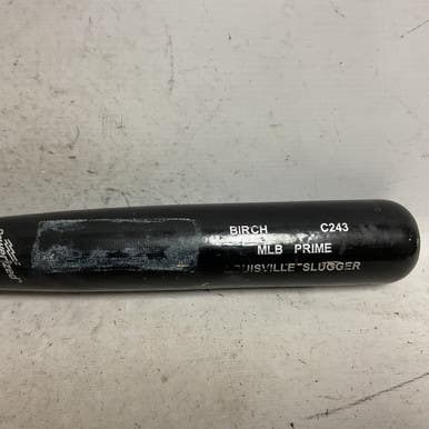 Used Louisville Slugger BIRCH C243 MLB PRIME BB/SB Wood Bat Black 33 1/2" 11855-S000205294