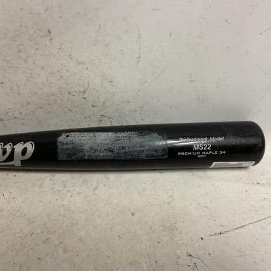 Used BWP PROFESSIONAL MODEL MS22 BB/SB Wood Bat Black 34" 11855-S000205297