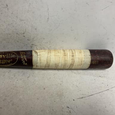 Used Louisville Slugger POWERIZED M110 MLB TIMBER BB/SB Wood Bat Maroon 33" 11855-S000205298