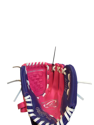 Used Rawlings PL91PP BB/SB Glove RH Throw Pink 9" 11706-S000376085
