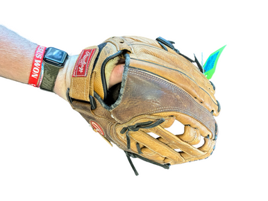 Used Rawlings PREMIUM SERIES BB/SB Glove RH Throw Brown 14" 11682-S000130608