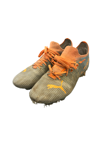 Used Puma Soccer Cleats Grey Senior 10 11682-S000131322