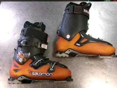Used Salomon QUEST ACCESS Mens DH Ski Boot Orange 300 MP - M12 11868-S000070129