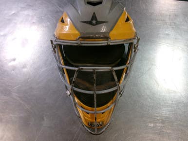 Used All-Star CATCHERS HELMET/ MASK Catchers Helmet w/Mask Grey LG 11868-S000070151