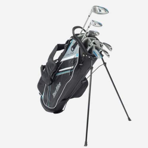 Tour Edge TE-200 Lady Edge Half Set (8pc, Silver/Blue, PETITE, LEFT) 2025 NEW