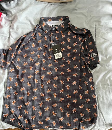 Black Large Men's Stitch Shirt (New)