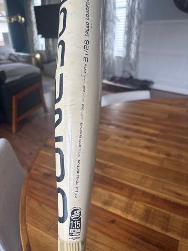 2025 Warstic Bonesaber Hybrid USABat Certified Bat (-5) 28 oz 31" (Used)