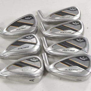 Callaway Mavrik 5-PW,AW Iron Set HEADS ONLY  # 219892