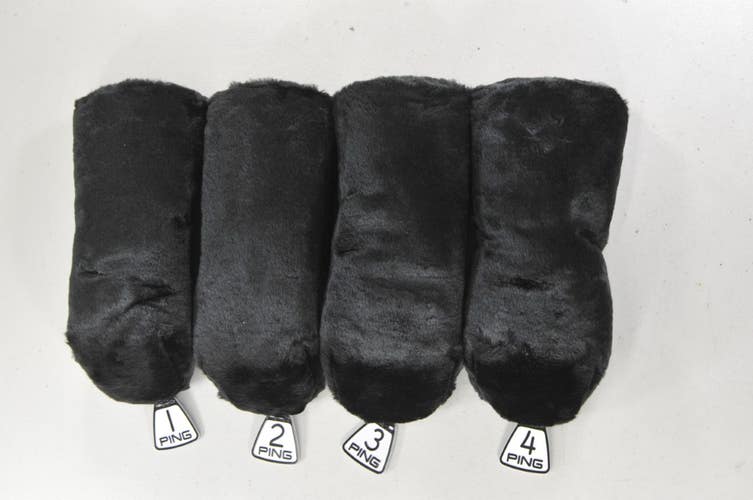 Ping Karsten Barrel Fuzzy 4pc Wood Head Cover Set # 219342