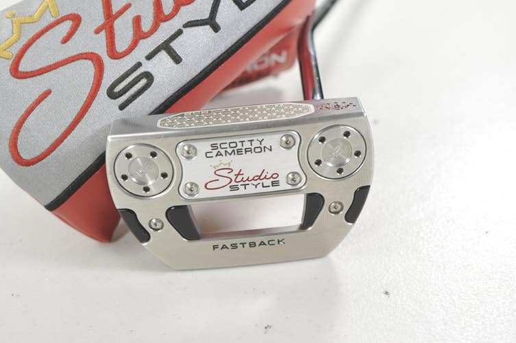 Titleist 2025 Scotty Cameron Studio Style Fastback 34" Putter RH Steel #220609