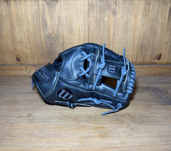 Wilson A2000 1787 Black and Gunmetal Gray 11.75” Glove