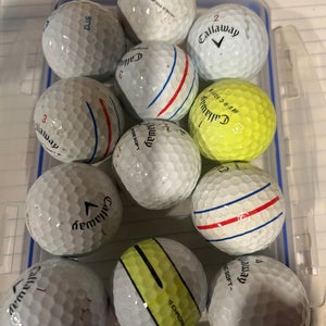 Callaway Chrome Soft Balls 12 Pack (1 Dozen) (Used)