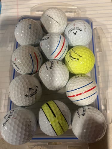 Callaway Chrome Soft Balls 12 Pack (1 Dozen) (Used)