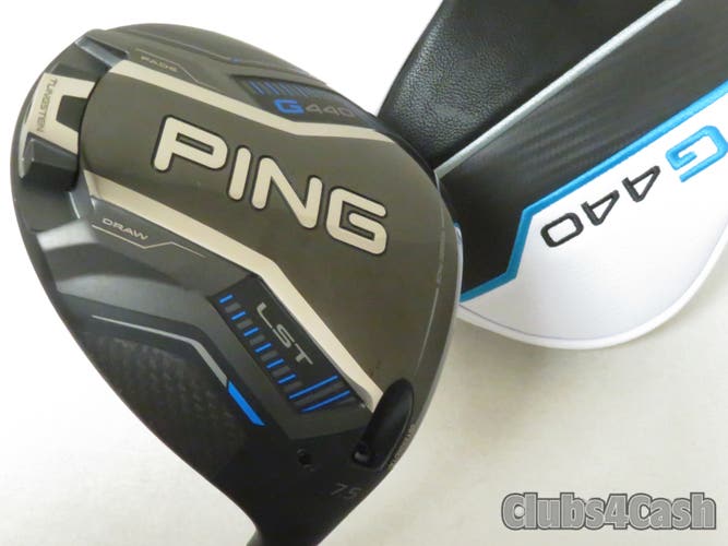 PING G440 LST Driver 7.5 TOUR 2.0 Black 65 Stiff Flex +Cover .. MINT