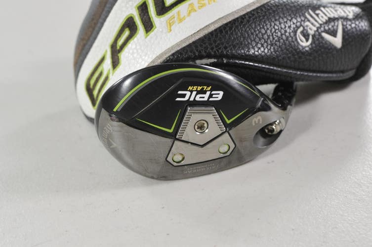 LEFT HANDED Callaway Epic Flash 3-18* Hybrid Stiff Tensei White Graphite #220777