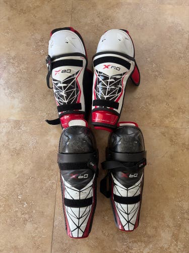 Junior Bauer Vapor X80 13" Shin Pads (Used)