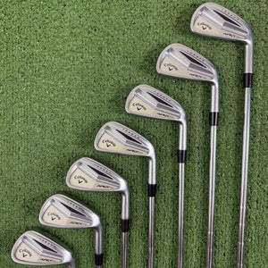 READ Callaway Apex Pro 14 2014 Iron Set 4-PW KBS Tour 120 Stiff +1/4 Long