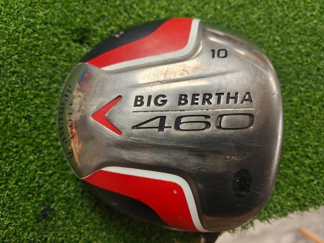 Callaway Big Bertha 460 10 Degree Driver Regular Flex Aldila NVS 55 Graphite