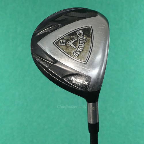 Callaway RAZR X Black Fairway 3 Wood Grafalloy ProLaunch Axis Red Graphite Stiff