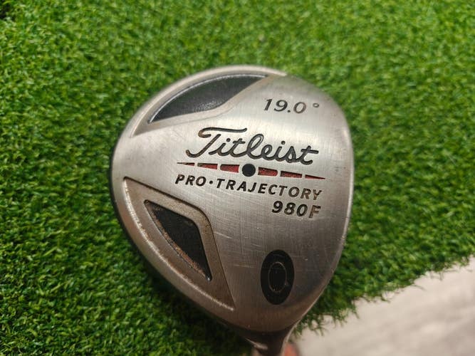 Titleist Pro Trajectory 980F Fairway 5 Wood 19 Degree Stiff Flex Graphite Speede