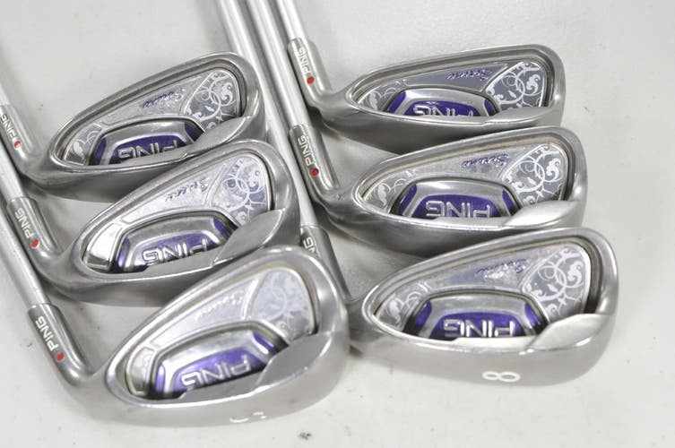 Ping Serene 6-W,SW Iron Set Ladies Lite Flex Red Dot RH ULT210 Graphite # 220727